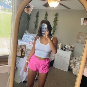 Dark prism pink hotty hot lululemon shorts